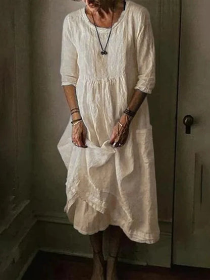 Lina – Soft linen long dress