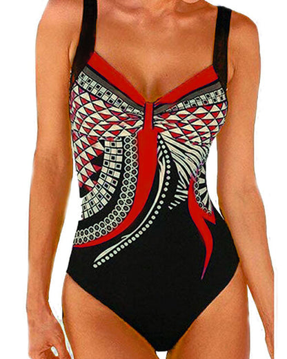 Lakeisha - Unique One-Piece Swimsuit with Pattern