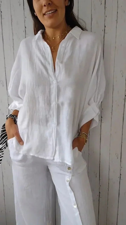 Riya Back Tie Blouse - Effortless Chic