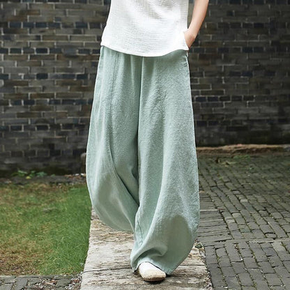 Maggie's Chic Lantern Trousers - Effortless Style Redefined