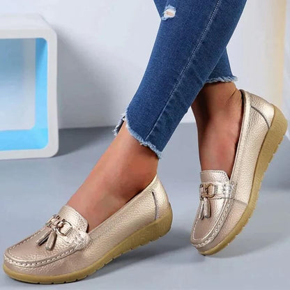 Hannah™ - Elegant Women's Orthopedic Leather Loafers