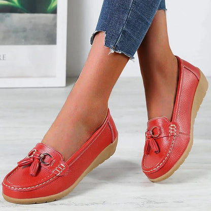 Hannah™ - Elegant Women's Orthopedic Leather Loafers