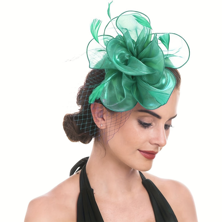 Fascinator Hat – Structured Design & Non-Feather Trim