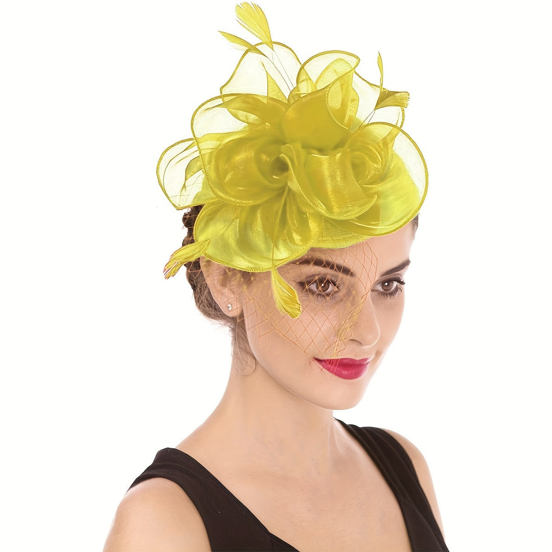 Fascinator Hat – Structured Design & Non-Feather Trim