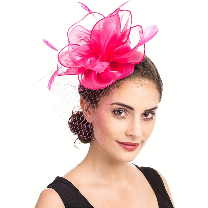 Fascinator Hat – Structured Design & Non-Feather Trim