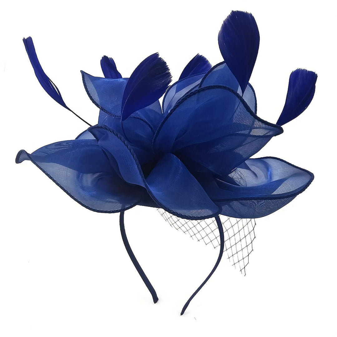 Fascinator Hat – Structured Design & Non-Feather Trim