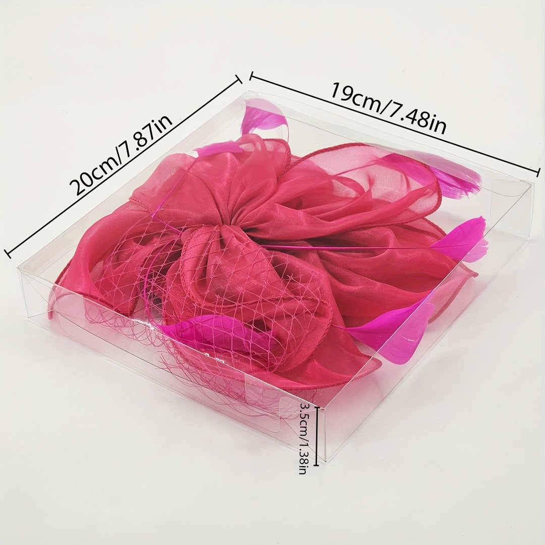 Fascinator Hat – Structured Design & Non-Feather Trim