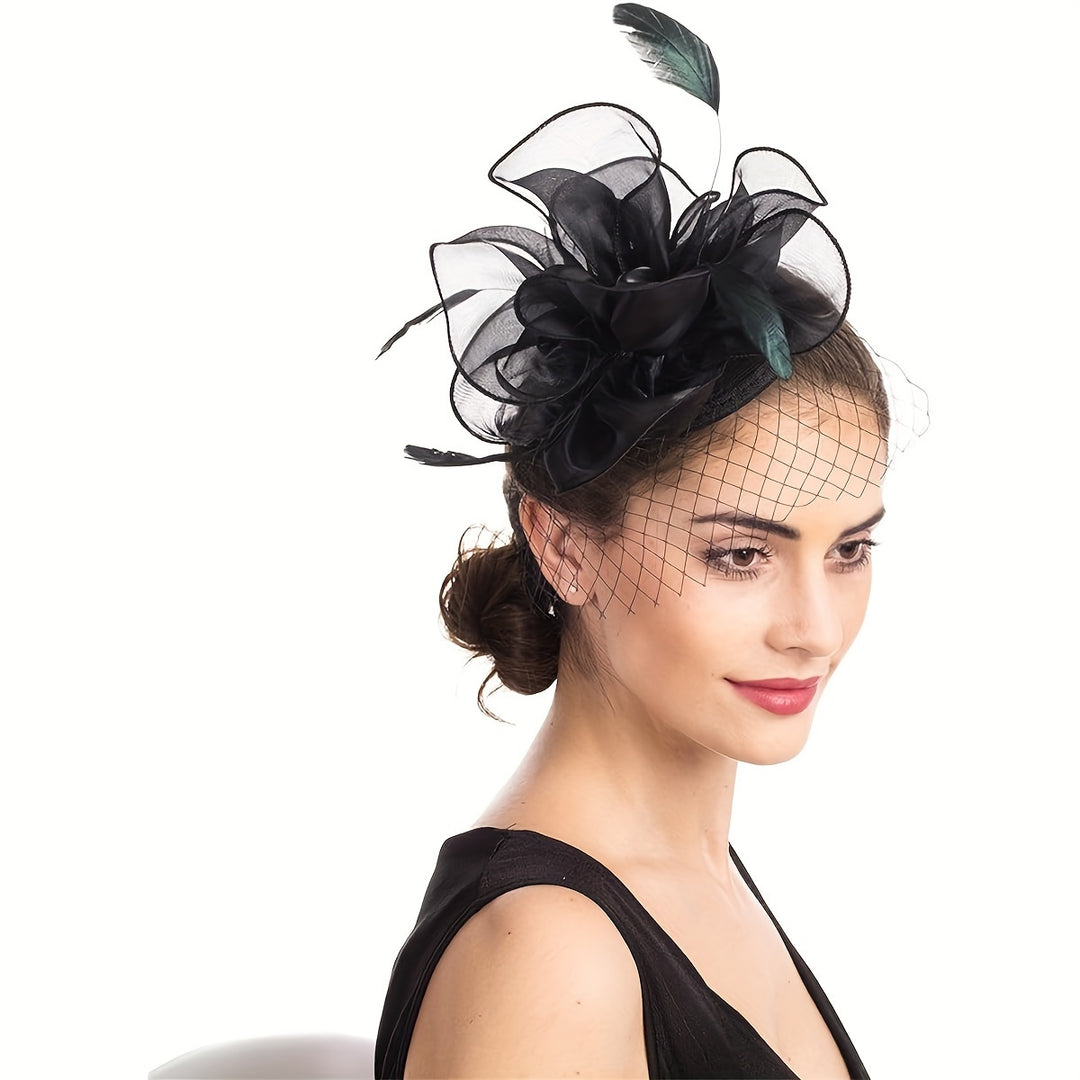 Fascinator Hat – Structured Design & Non-Feather Trim