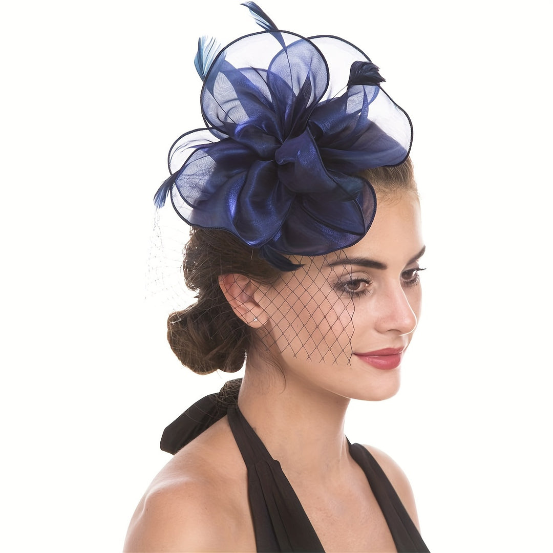 Fascinator Hat – Structured Design & Non-Feather Trim