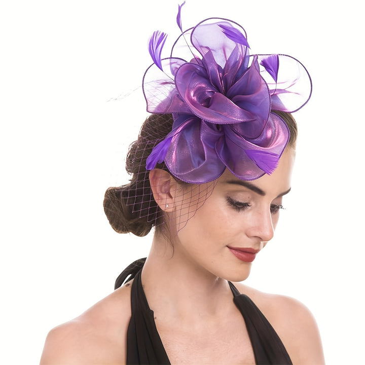 Fascinator Hat – Structured Design & Non-Feather Trim