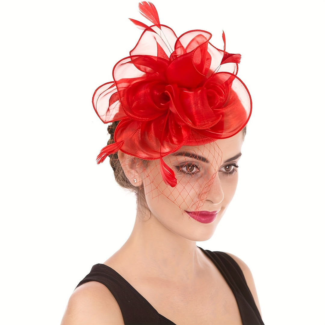 Fascinator Hat – Structured Design & Non-Feather Trim
