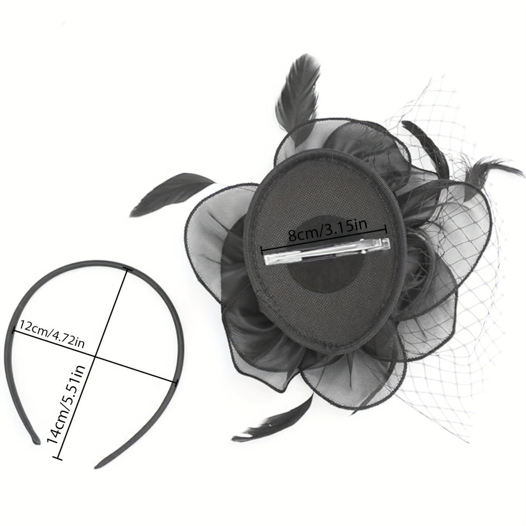 Fascinator Hat – Structured Design & Non-Feather Trim