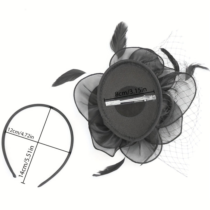 Fascinator Hat – Structured Design & Non-Feather Trim