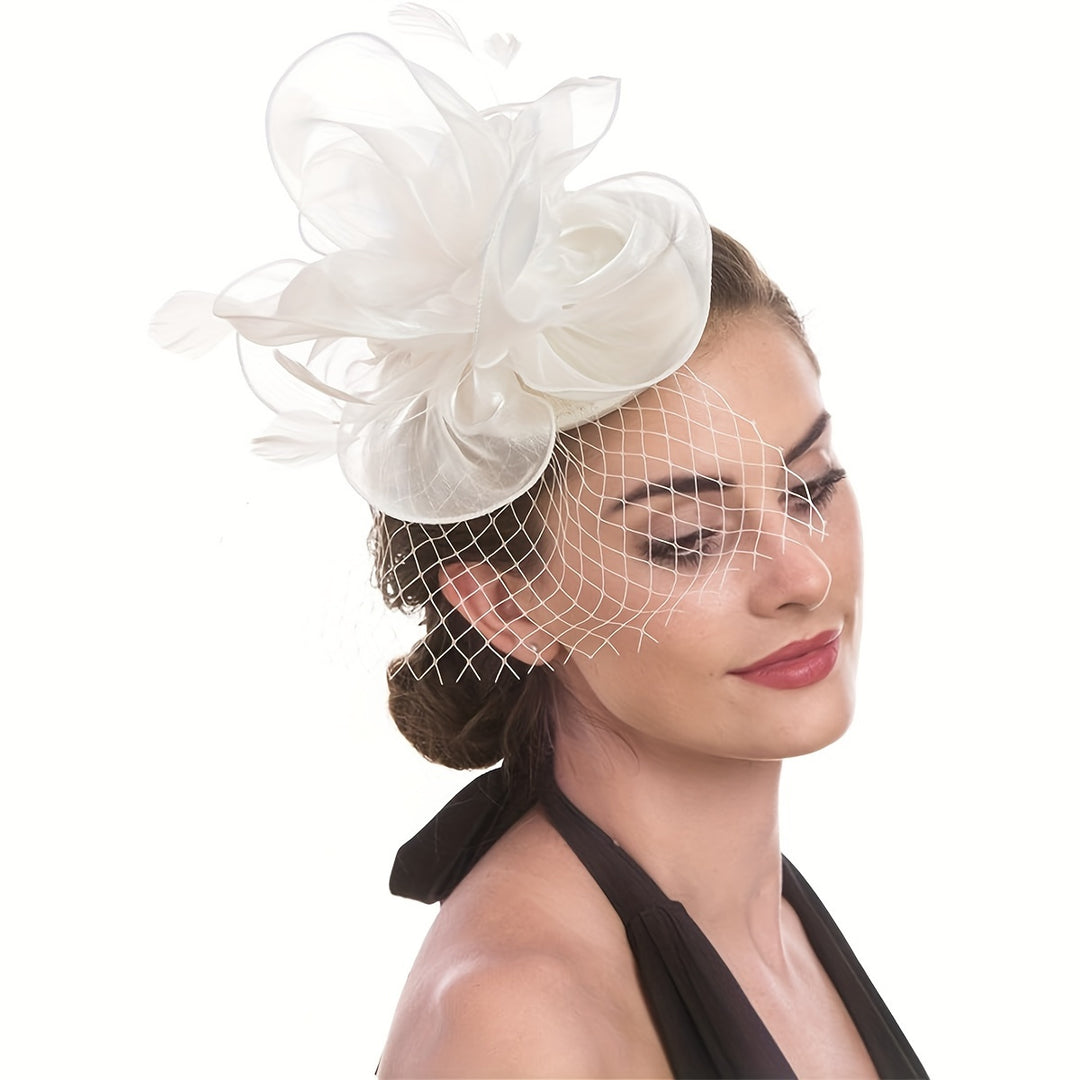 Fascinator Hat – Structured Design & Non-Feather Trim