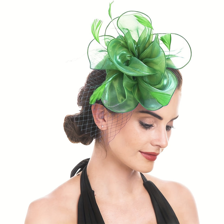 Fascinator Hat – Structured Design & Non-Feather Trim