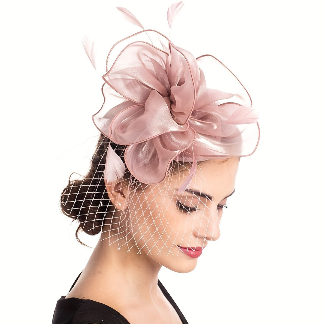 Fascinator Hat – Structured Design & Non-Feather Trim