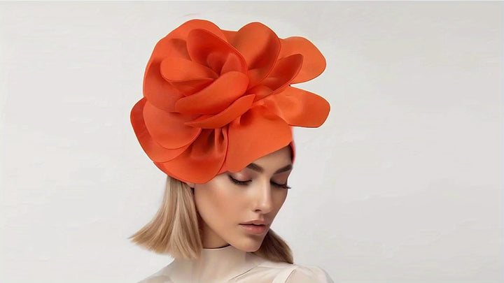 Headpiece – Bold Design & Statement Floral Accent