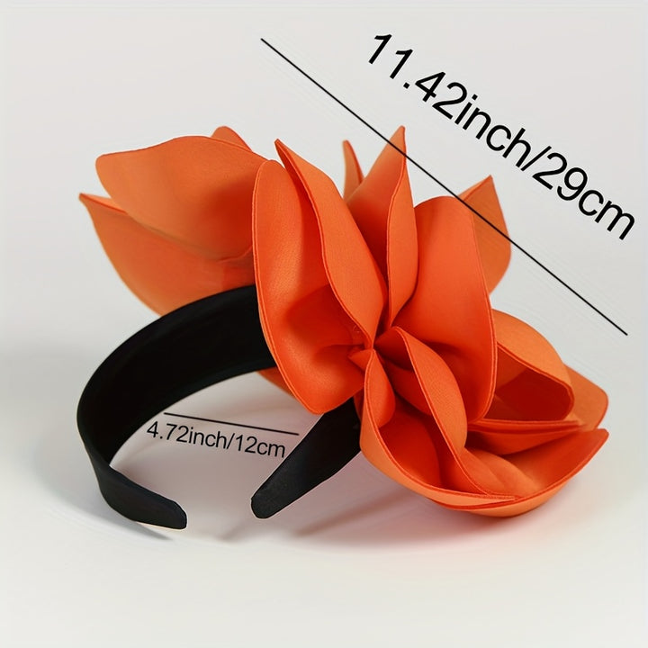 Headpiece – Bold Design & Statement Floral Accent
