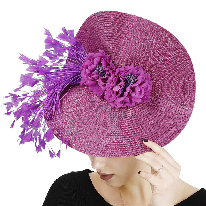 Imitation Grass Woven Hat – Structured Shape & Adjustable Fit