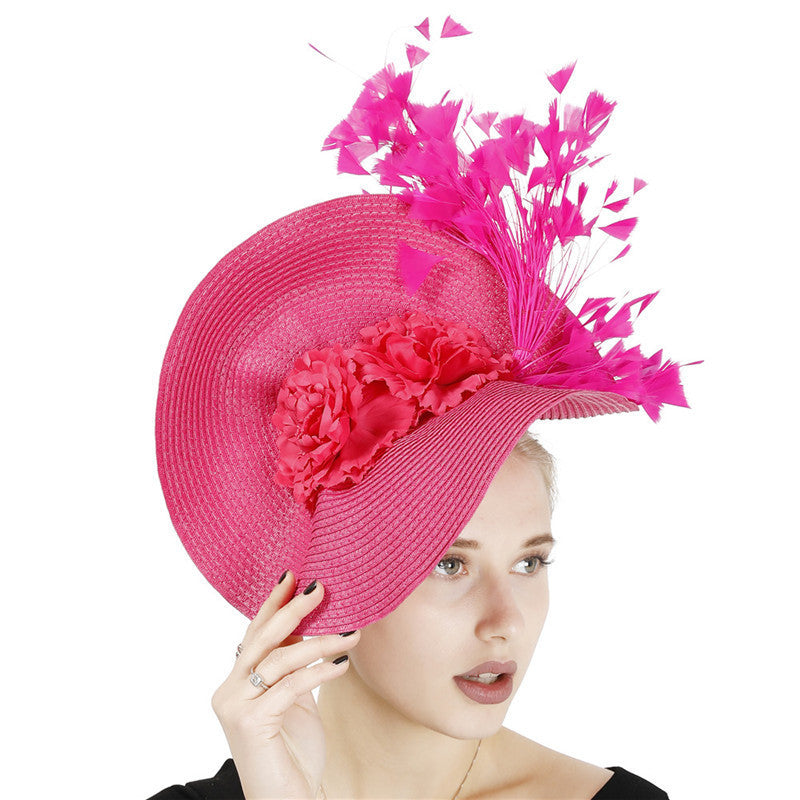 Imitation Grass Woven Hat – Structured Shape & Adjustable Fit