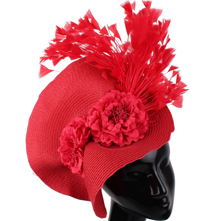Imitation Grass Woven Hat – Structured Shape & Adjustable Fit