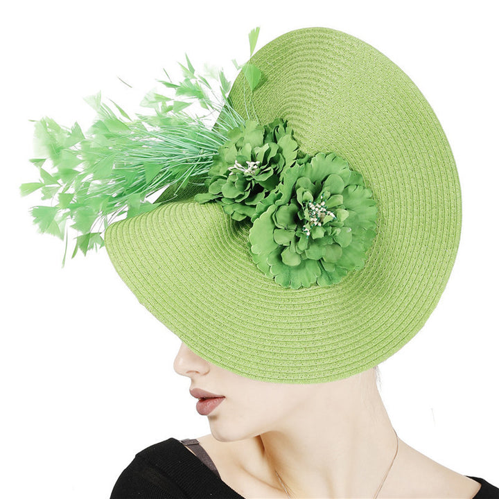 Imitation Grass Woven Hat – Structured Shape & Adjustable Fit