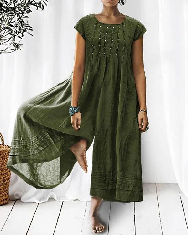 Lightweight linen jumpsuit in various colours