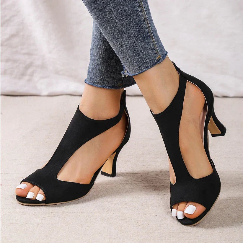 Elora™ - Stylish Orthopedic Heeled Sandals for All-Day Comfort