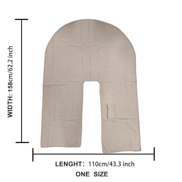 Shawl Coat – Woven Design & Windproof Warmth