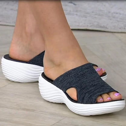 Cloud Comfort™ - Women's High Arch Support Stretch Sandals