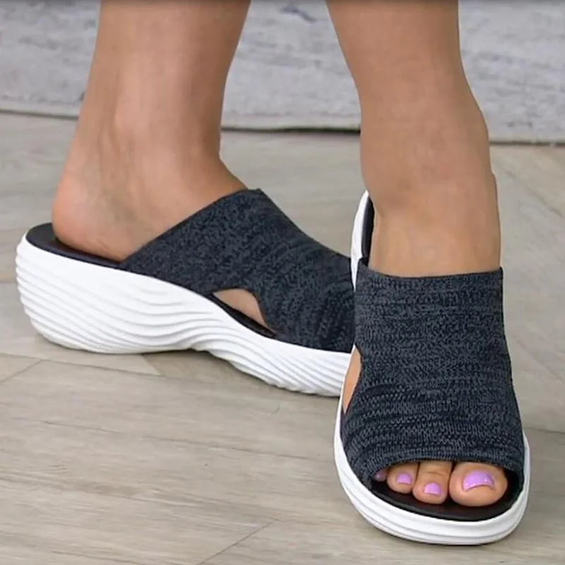 Cloud Comfort™ - Women's High Arch Support Stretch Sandals