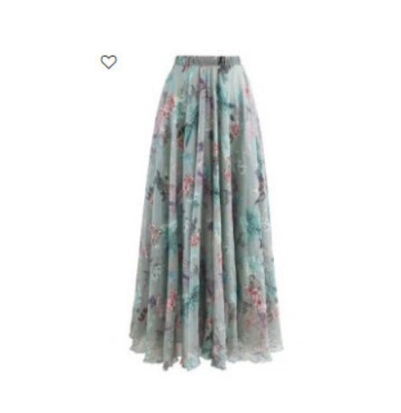 Yessenia - Vintage-Inspired Skirt with Comfortable Elastic Waistband