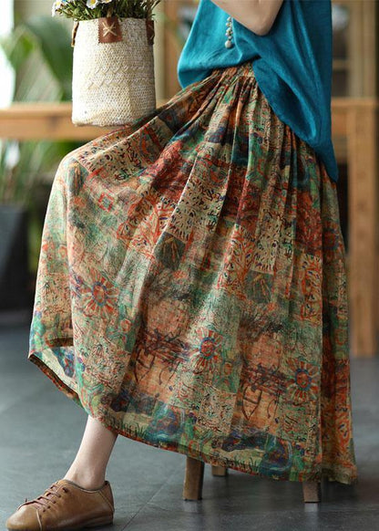 Yessenia - Vintage-Inspired Skirt with Comfortable Elastic Waistband