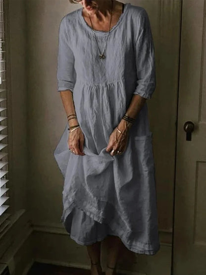 Florence - Casual Round Dress