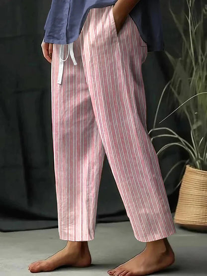 Regina Comfort - Striped Leisure Trousers