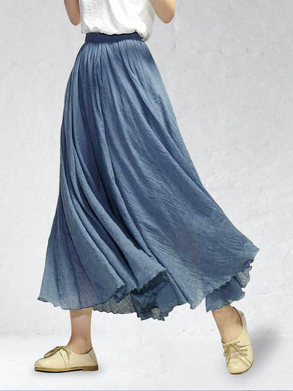 Linen Whisper Skirt - Effortless Elegance