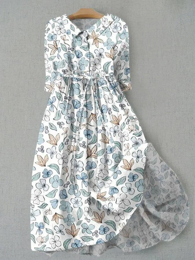 Misty - Casual Floral Print Dress for Effortless Charm and Comfort