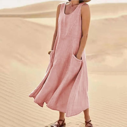 Scotia – Cool, comfy linen dress