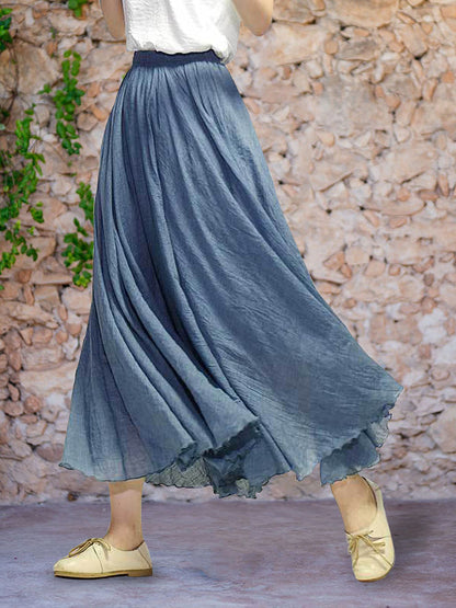 Linen Whisper Skirt - Effortless Elegance