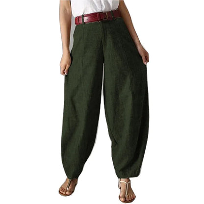 Relaxed Fit Cotton Blend Lounge Trousers