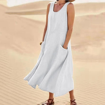 Scotia – Cool, comfy linen dress