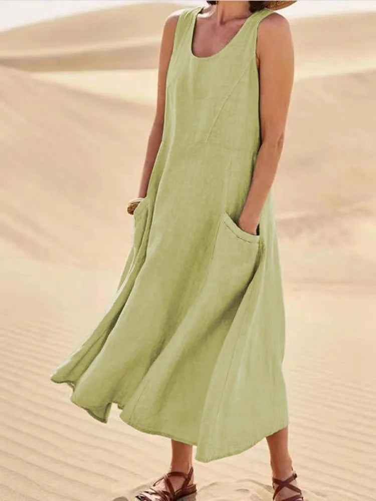 Scotia – Cool, comfy linen dress