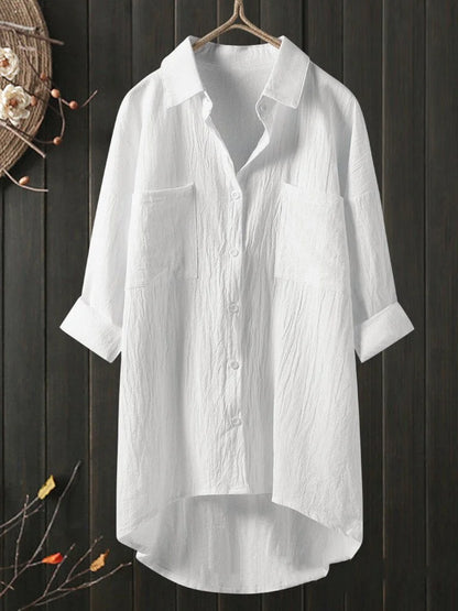 Renae – Cozy cotton linen shirt