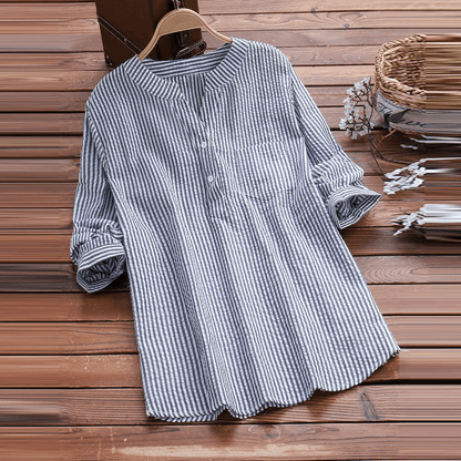 Filomina – Soft striped casual top