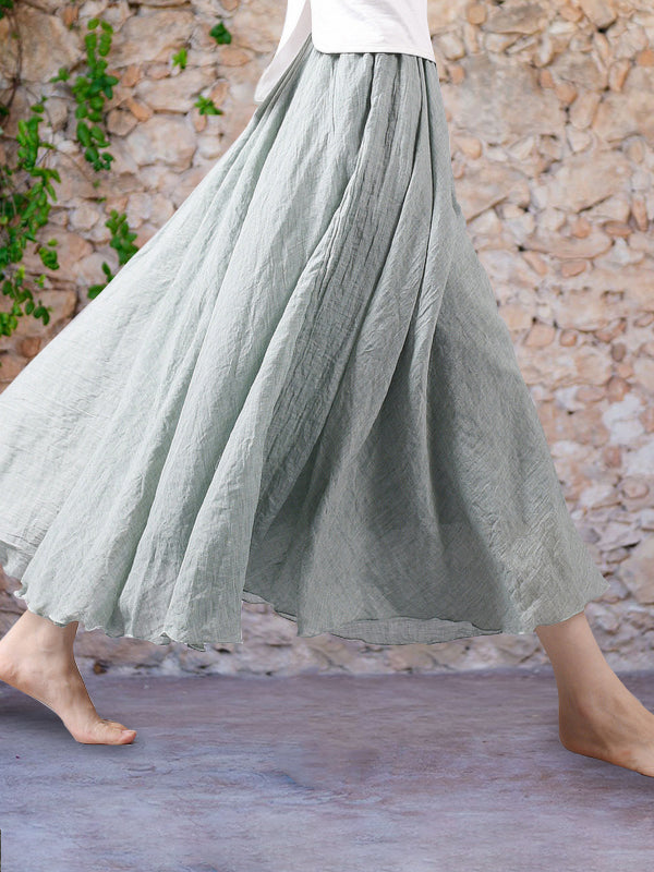 Linen Whisper Skirt - Effortless Elegance