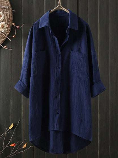 Renae – Cozy cotton linen shirt