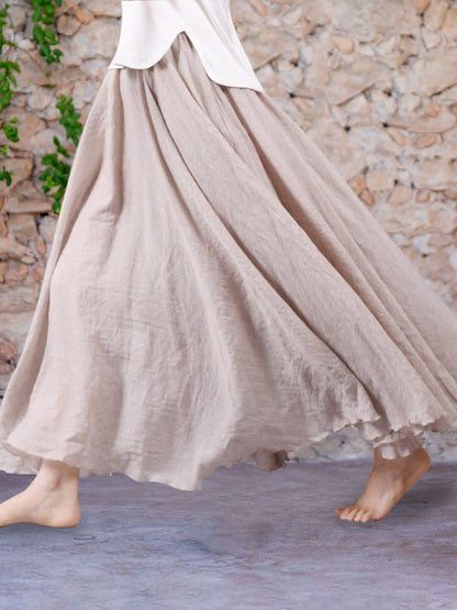 Linen Whisper Skirt - Effortless Elegance