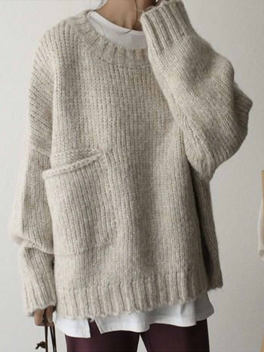 Lennon – Oversized Ivory Sweater