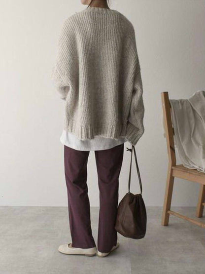 Lennon – Oversized Ivory Sweater