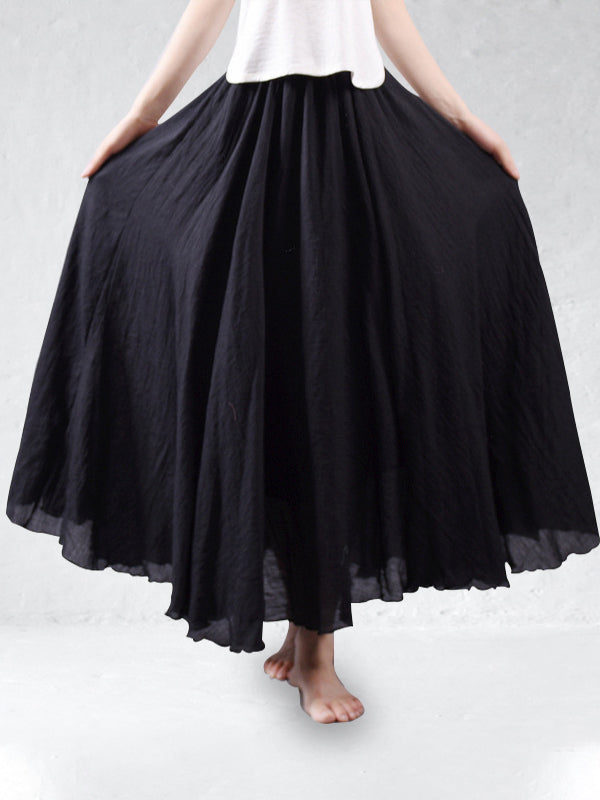 Linen Whisper Skirt - Effortless Elegance